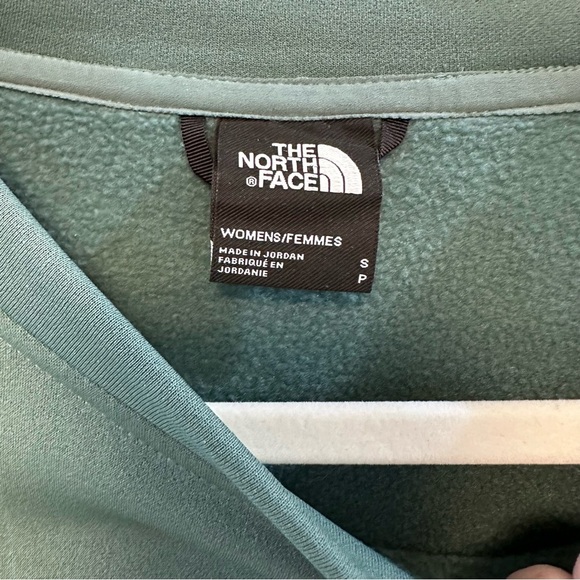 THE NORTH FACE horizon crew neck performance sweatshirt green - Picture 3 of 4